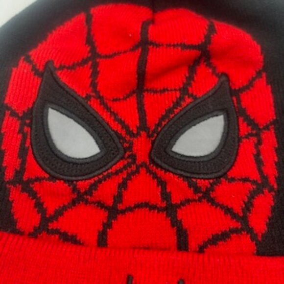 Marvel Spider-Man Superhero Beanie Boys One Size Fits All Hat - Picture 3 of 7
